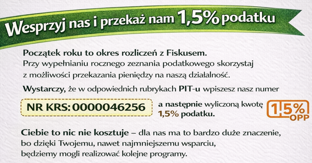 Przekaż 1,5% podatku
